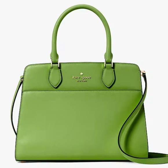 kate spade Handbags - kate spade ♠️- $429 Madison Saffiano Leather Medium Satchel in Turtle Green, NWT